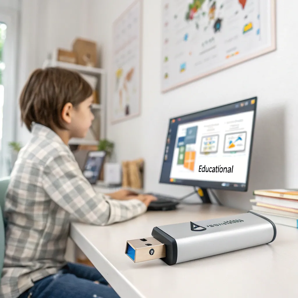 Clé USB éducatif pour enfants